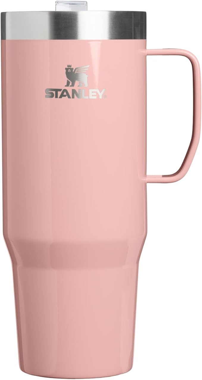 STANLEY The Everyday Suburban Mug | 30 oz | Drink Through Lid | Cup for Coffee, Tea and Drinks | Insulated Stainless Steel Coffee Mug | BPA-Free | Peach Rose Gloss by Unknown