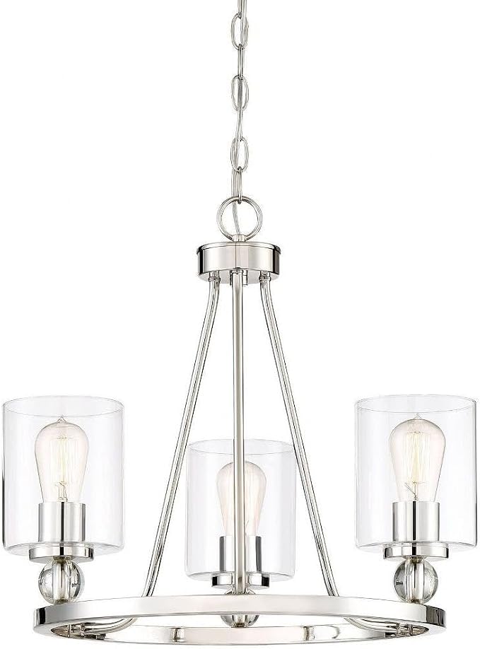 Minka Lavery 3077-613 Criterium Dining Room Fixture Mini Chandelier Pendant Lighting, 6-Light, 360 Watts, Aged Brass - Image 4
