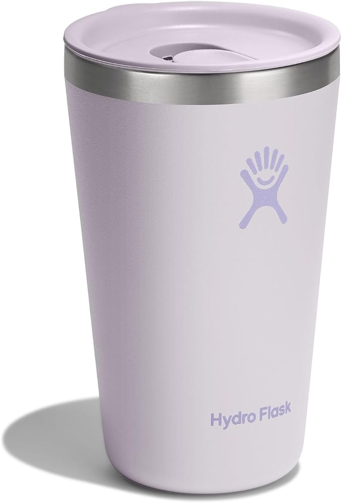 Hydro Flask All Around Tumbler Press-In Lid, Insulated Travel Mug, Stainless Steel Coffee Cup 16 Oz Cloud Pink - Image 2