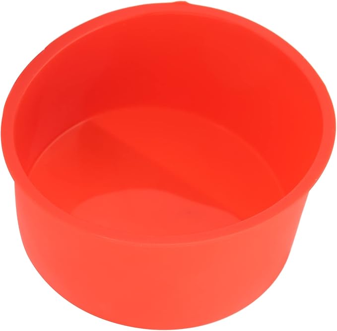 Tbest Round Cake Pans, Silicone Food Grade for Baking Layer Cakes Cheese Bread 9cm Depth 5cm Small Specialty Novelty - Image 5