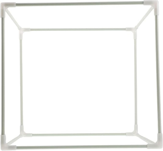 Bread Proofing Box Support Frame Preserves Dough Dough Bread for Hollow Cube Shape White Plastic Material Thermal Boxes Pizza for Bakery Parties by Unknown