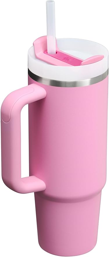 STANLEY Quencher H2.0 Flow State Tumbler, 30 oz, Peony | Handle and Straw | 3-Position Lid | Cup Holder Compatible for Travel | Insulated Stainless Steel Cup | BPA-Free - Image 2