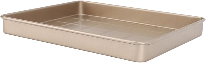 Carbon Steel Baking Sheet Non Stick | 9.6” x 8.2” Oven Tray for Puff Pastry/Cupcakes/Cookies | Quick Heat Distribution Pan for Even Baking | 2 Measurements (11.2” x 11.2”) (Type 1) - Image 7