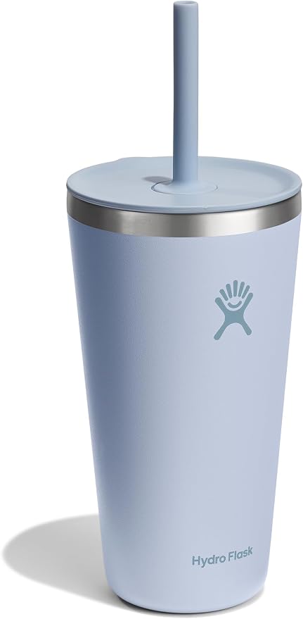 Hydro Flask All Around Tumbler Straw Lid, Insulated Travel Mug, Stainless Steel Coffee Cup 28 Oz Surf - Image 2