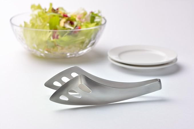 Oaks Leye LS1514 Yubisaki Server Tongs, Easy to Serve Even While Sitting, Stainless Steel, Made in Japan - Image 3