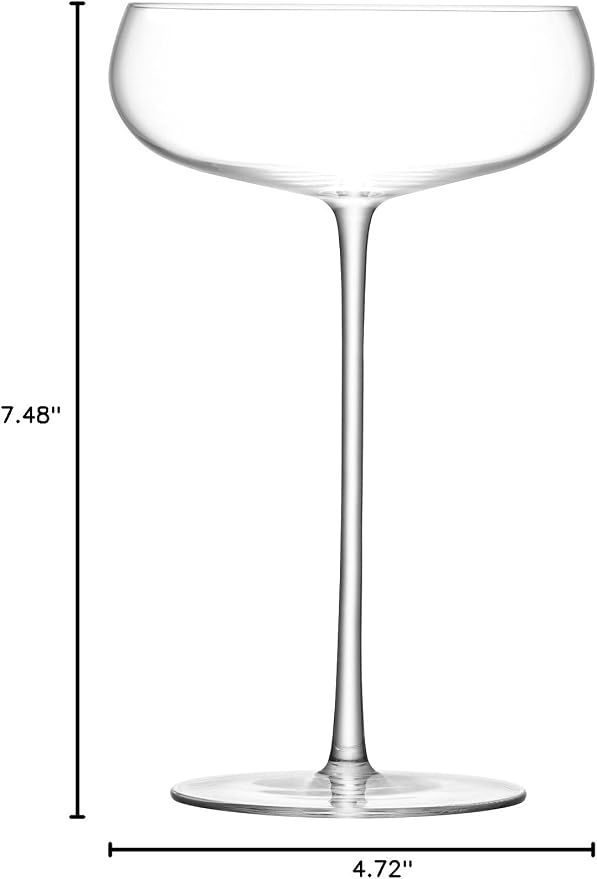 LSA International Wine Culture Champagne Saucer, One Size, Clear - Image 7