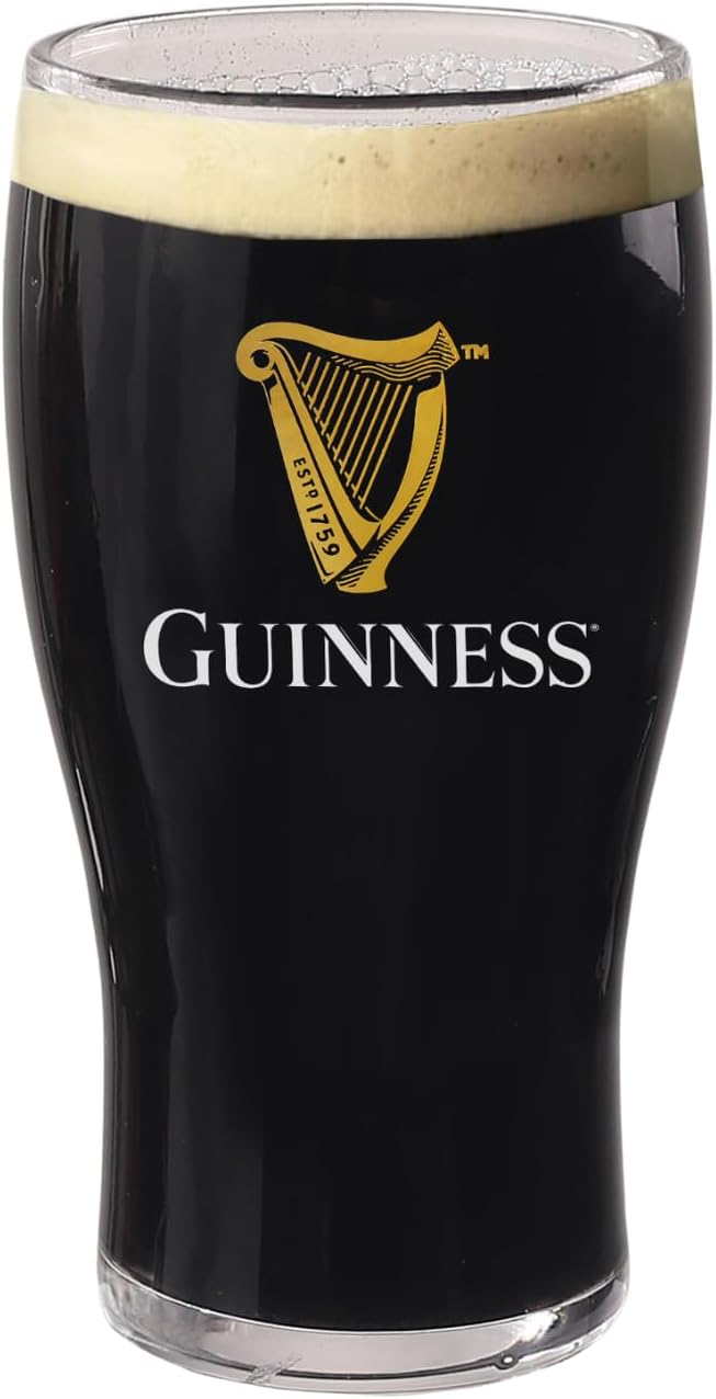 LORD'S ROCKS Guinness Official 20oz Pint Glasses – Set of 2, Branded Tulip Shape Beer Glassware – Classic Irish Pub Style - Image 2