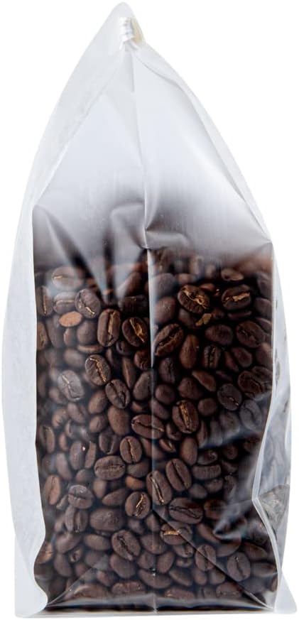 Bag Tek 5.1 x 4.1 x 11.2 Inch Tin Tie Bags With Windows, 100 Resealable Bakery Bags With Windows - Flat Bottom, For Cookies or Coffee Beans, White Cotton Paper Tin Tie Bags - Restaurantware - Image 10