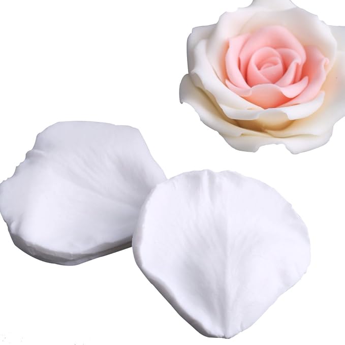 SK 3D Rose Petals Silicone Mold Fondant Chocolate Molds Baking Cookie Moulds Soap Decorating Molds