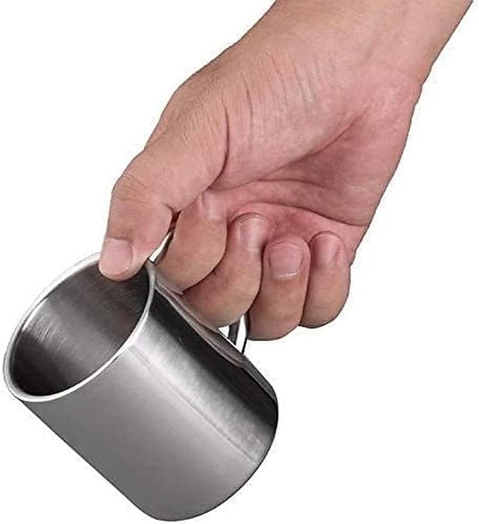 IMEEA Small Espresso Mug 7.5oz Double Wall Stainless Steel Cups, Set of 2 - Image 8