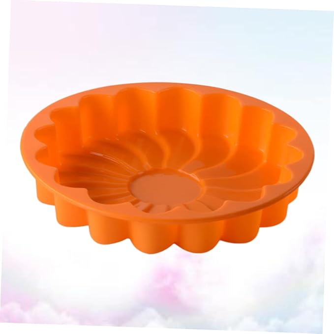 Mikinona Fluted Cake Pan Silicone Cake Mold Baking Tin Non-stick Bakeware Random Color - Image 8