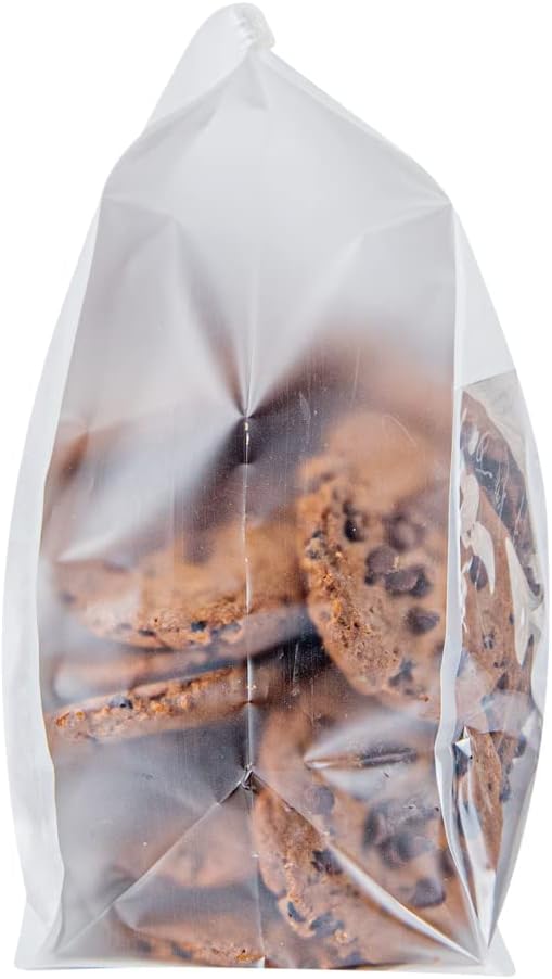 Restaurantware White Paper Cotton Tin Tie Bag, 100 Pack - Image 10
