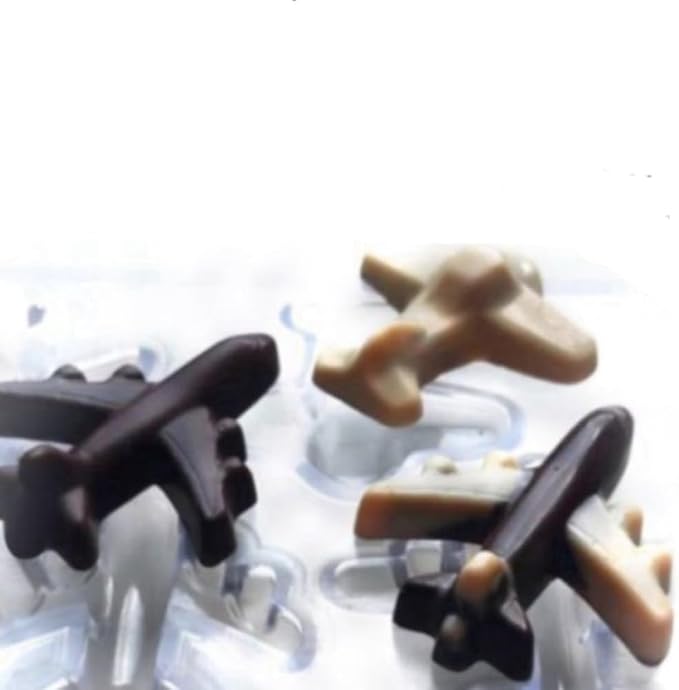 Silicone Mold for Cake DIY Baking Chocolate Eco-Friendly Cake Mold Candy Chocolate Cake Mould Baking DIY Kitchen Accessiories (Aircraft P_11.88 X6.96 X0.52 inch) - Image 7