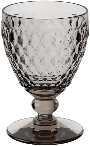 Villeroy & Boch Boston Coloured Red Wine Glass Smoke, 310 ml, Crystal Glass, Grey by Unknown