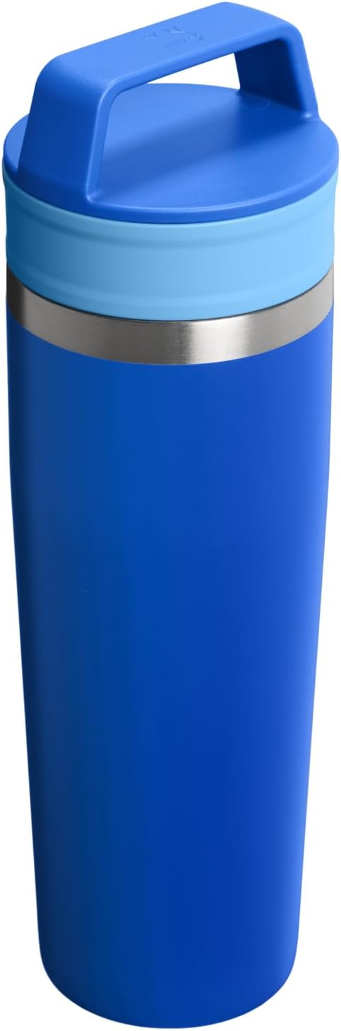 STANLEY Cafe To Go Travel Mug 20 oz | Leakproof Two-Part Drink Through Lid | Tumbler Cup for Coffee, Tea and Drinks | Insulated Stainless Steel Coffee Mug | BPA-Free | Cobalt - Image 3