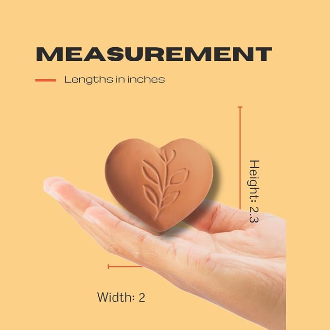 Sifri Brown Sugar Keeper – 3D Terracotta Clay Softener, Unique Moisture Holder for Baking Essentials Like Cookies, Marshmallows, Herbs (1, Heart) - Image 2