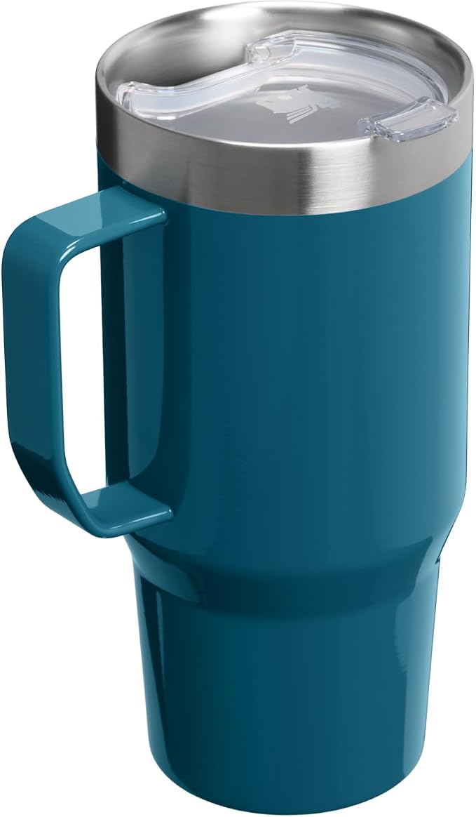 STANLEY The Everyday Suburban Mug | 24 oz | Drink Through Lid | Cup for Coffee, Tea and Drinks | Insulated Stainless Steel Coffee Mug | BPA-Free | Coastal Teal Gloss - Image 3