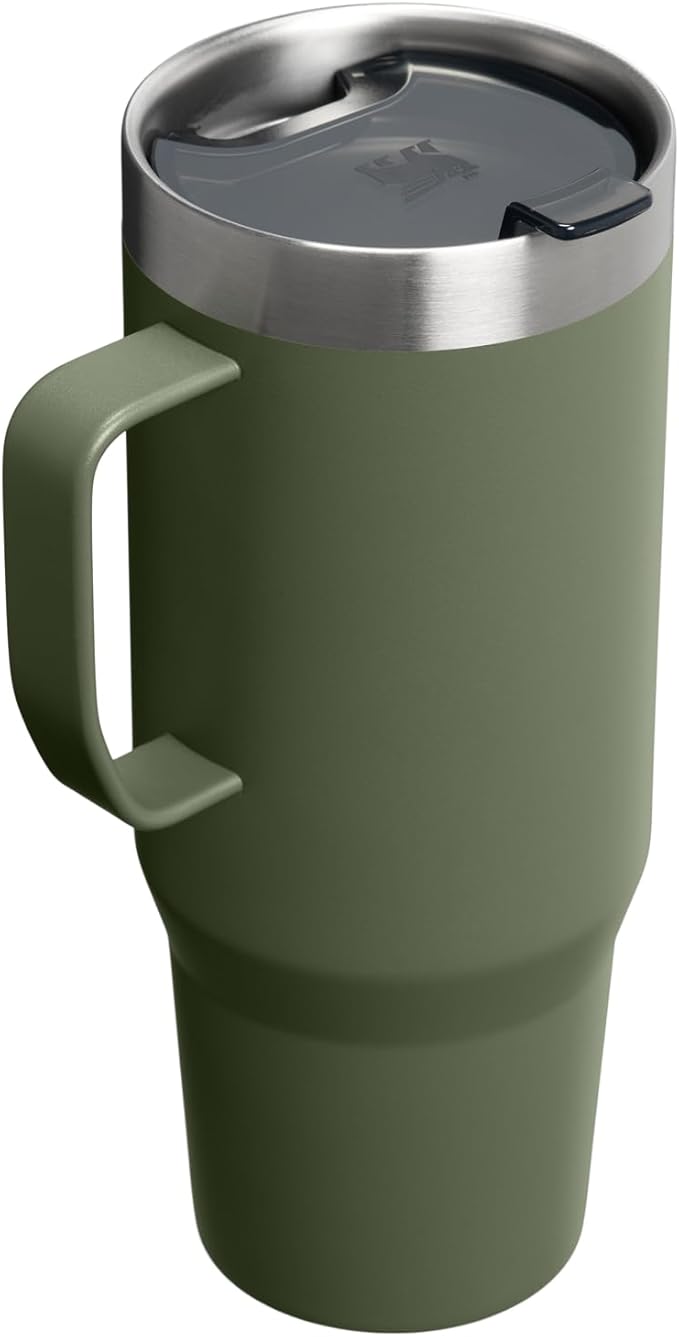 STANLEY The Everyday Suburban Mug | 30 oz | Drink Through Lid | Cup for Coffee, Tea and Drinks | Insulated Stainless Steel Coffee Mug | BPA-Free | Dried Pine - Image 3