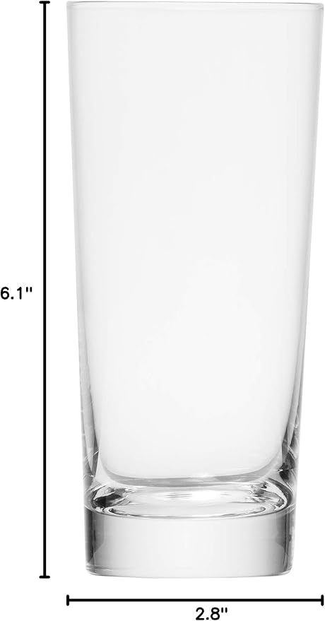 Schott Zwiesel Basic Bar Designed by World Renowned Mixologist Charles Schumann Tritan Crystal Glass, Long Drink Cocktail Glass, 12.4-Ounce, Set of 6 - Image 7