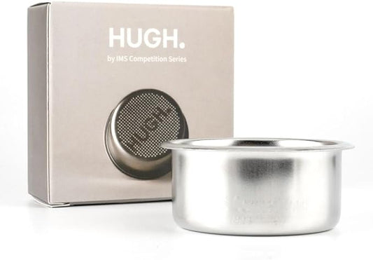 HUGH, by IMS 51 mm Precision Filter Basket Competition Series Coffee Filter Basket Stainless Steel Portafilter Basket, 16-22 grams compatible with Leverpresso H30