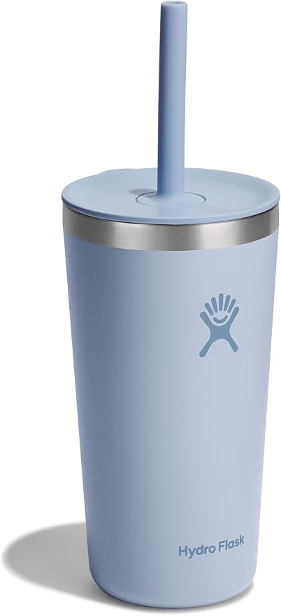 Hydro Flask All Around Tumbler Straw Lid, Insulated Travel Mug, Stainless Steel Coffee Cup 20 Oz Surf - Image 2