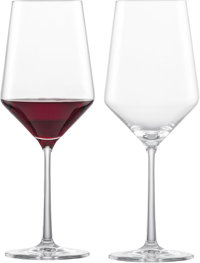 Zwiesel Glas Pure Cabernet Red Wine Glass (Set of 2), Graceful Wine Glasses for Red Wine, Dishwasher-Safe Tritan Crystal Glasses, Made in Germany (19 Ounce) by Unknown