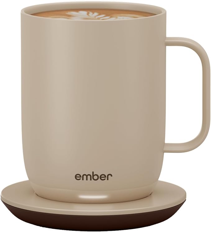 Ember Temperature Control Smart Mug 2, 14 Oz, App-Controlled Heated Coffee Mug with 80 Min Battery Life and Improved Design, Sandstone - Image 5