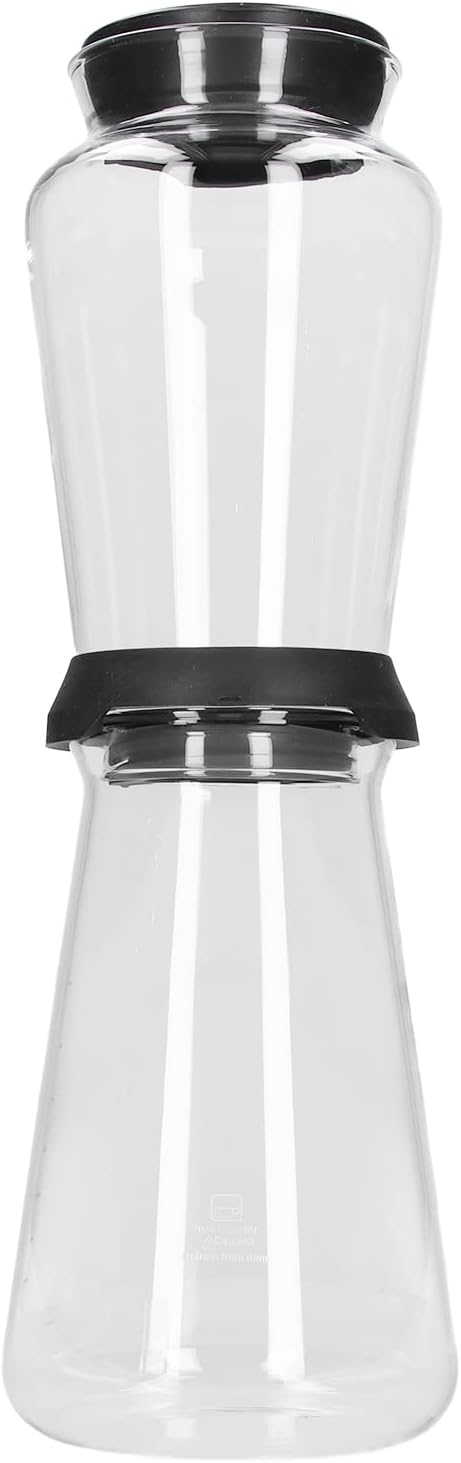 Cold Brew Dripper, Borosilicate Glass Cold Brew Coffee Maker, 900ml Large Capacity with Paper and Cubes Container, Slow Extraction for Rich, for Home Use