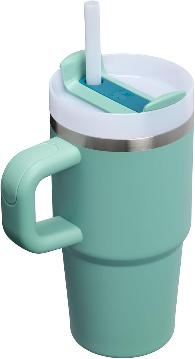 STANLEY Quencher H2.0 Flow State Tumbler, 20 oz, Spring Green | Handle and Straw | 3-Position Lid | Cup Holder Compatible for Travel | Insulated Stainless Steel Cup | BPA-Free - Image 3
