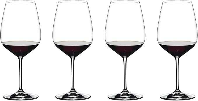 Riedel Exclusive Vinum Extreme Set of 4 Wine Glasses, Red Wine, Ideal For Cabernet, Bourdeaux by Unknown
