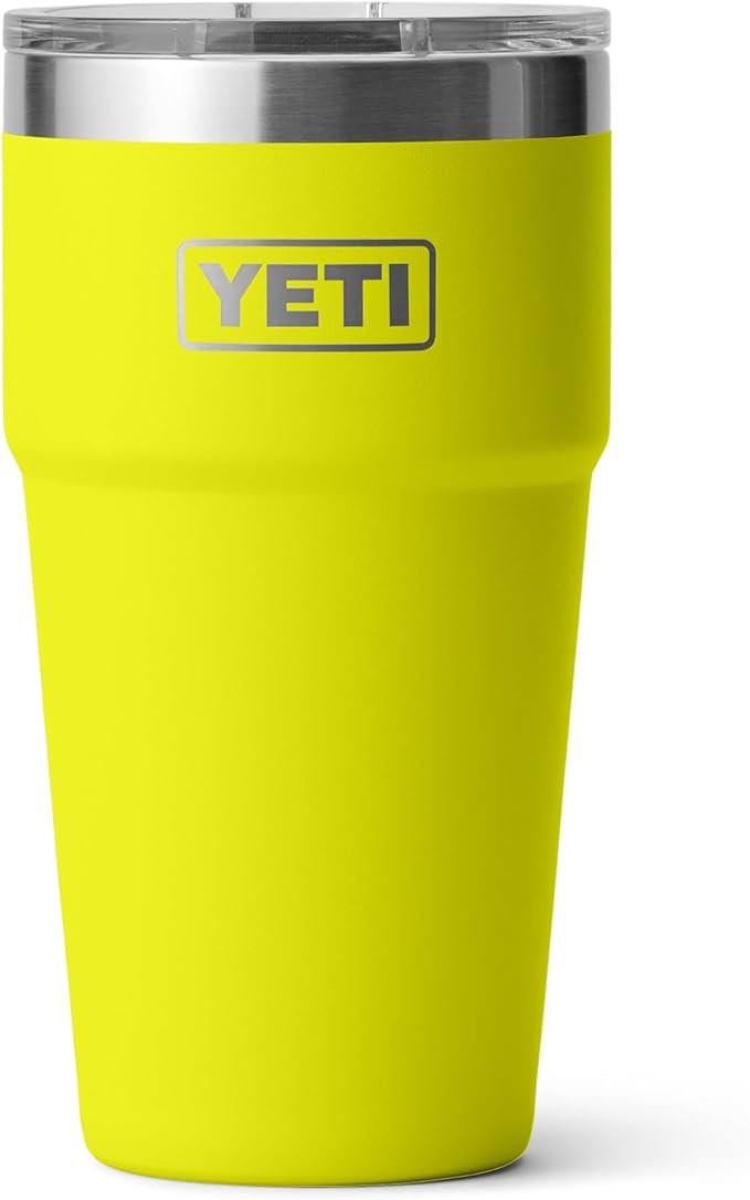 YETI Rambler 20 oz Stackable Tumbler, Stainless Steel, Vacuum Insulated with MagSlider Lid by YETI