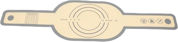 Pssopp Silicone Baking Mat with Long Handle Silicone Bread Sling Reusable Non Stick Baking Mat for Dutch Oven Bread and Cookies Heat up to 500F Food Grade Machine Washable 15 x 56cm - Image 6