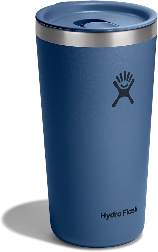 Hydro Flask All Around Tumbler Press-In Lid, Insulated Travel Mug, Stainless Steel Coffee Cup 20 Oz Harbor Blue - Image 2