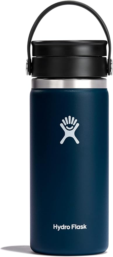 Hydro Flask Wide Mouth with Flex Sip Lid - Insulated Water Bottle Travel Cup Coffee Mug Tumbler 16 Oz by Unknown