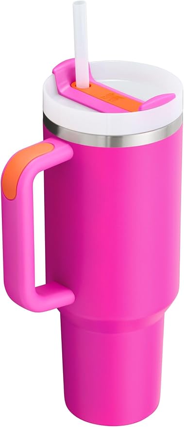 STANLEY Quencher H2.0 Flow State Tumbler, 40 oz, Vivid Violet | Handle and Straw | 3-Position Lid | Cup Holder Compatible for Travel | Insulated Stainless Steel Cup | BPA-Free - Image 3