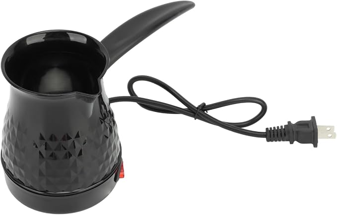 Jiawu Coffee Maker Anti Scald Even Heating Electric Coffee Pot 600ml with Removable Handle Portable Maker for Home Office Travel - Image 4