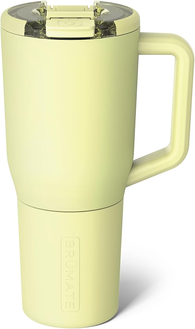 BrüMate Müv - 35oz 100% Leak Proof Insulated Coffee Mug with Handle & Lid - Stainless Steel Coffee Travel Mug - Double Walled Coffee Cup (Prickly Pear) by Br%C3%BCMate