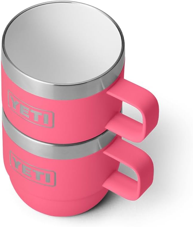 YETI Rambler 6 oz Stackable Mug, Stainless Steel, Vacuum Insulated Espresso/Coffee Mug, 2 Pack - Image 7