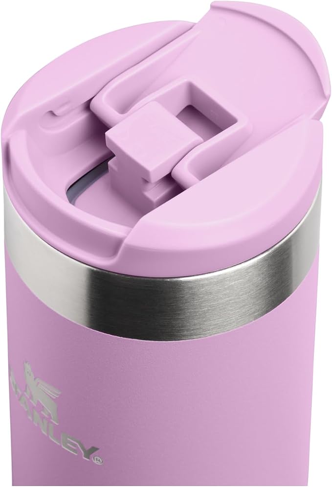 Stanley AeroLight Transit Bottle 16 oz | Locking Drink Through Lid | Leak Resistant Water Bottle or Coffee Travel Mug | Lightweight Insulated Stainless Steel | BPA-Free | Lilac - Image 2