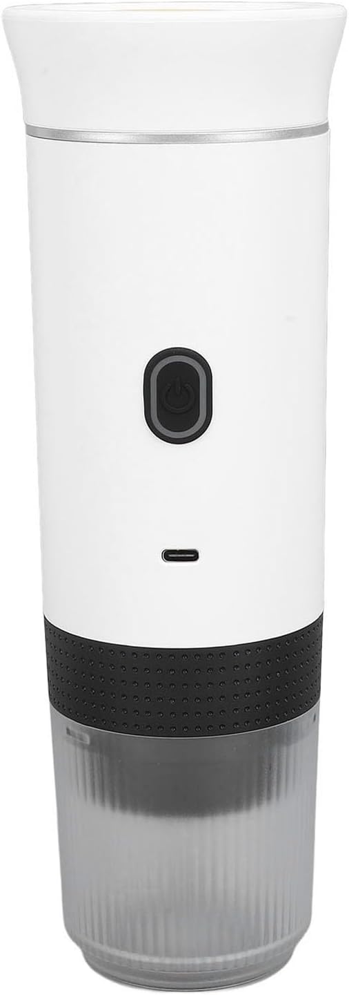 Sonew Portable Coffee Maker Rechargeable Electric Handheld Car Coffee Machine for Travel Office Household – White (White) by Sonew