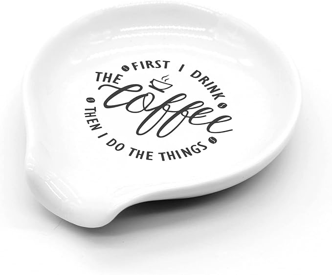 Littlefa Coffee Spoon Rest-Coffee Spoon Holder-Coffee Bar Accessories | Funny Ceramic Coffee Spoon Rest for Coffee Bar Accessories Essentials, Coffee Lovers Gifts - Image 3