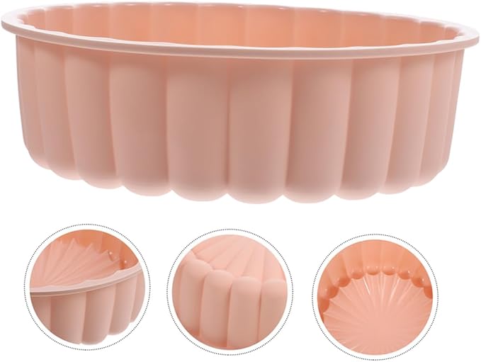8-Inch Food-Grade Silicone Round Cake Mold Set 2-Piece High-Temperature Resistant Bakeware for Cheesecake Tart and Pie Baking - Image 7