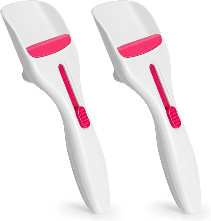 2PCS Cupcake Batter Scoop, One Click Sliding Button Cake Cream Spatulas for Elegant Baking, Pastry & Cake Decorating, ABS and TPE Material by Unknown