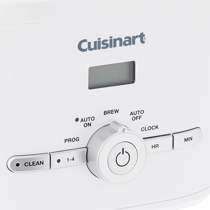 Cuisinart 12-Cup Classic Programmable Coffeemaker, White, 12-Cup, Programmable, DCC-1120NAS - Image 4