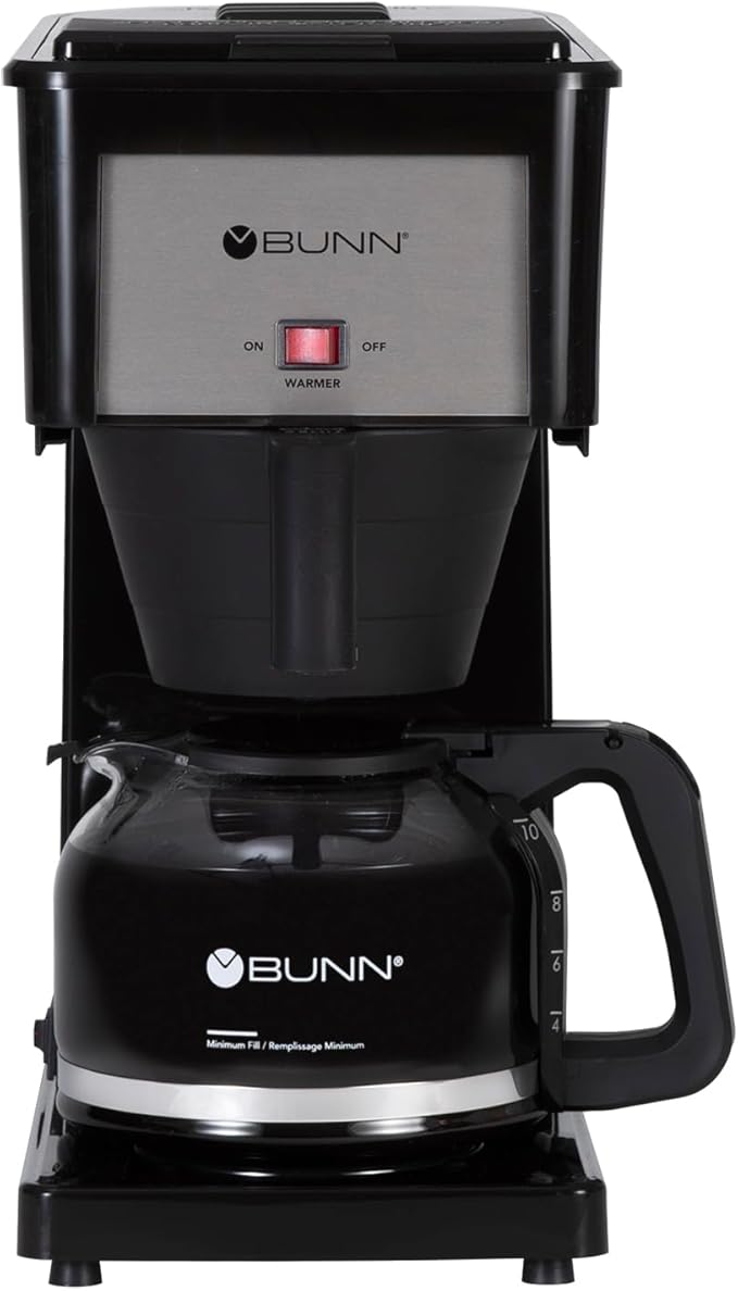 BUNN GRB Velocity Brew 10-Cup Home Coffee Brewer, Black - Image 2
