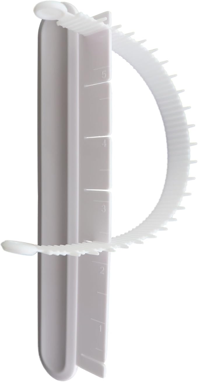 Flip Cake Arc Ruler Decorative Scale Baking Ruler Plastic Baking Measuring Tools Pastry Art Tools Surround Decorative Marker For Cake Decorating Arc Framing Aid White