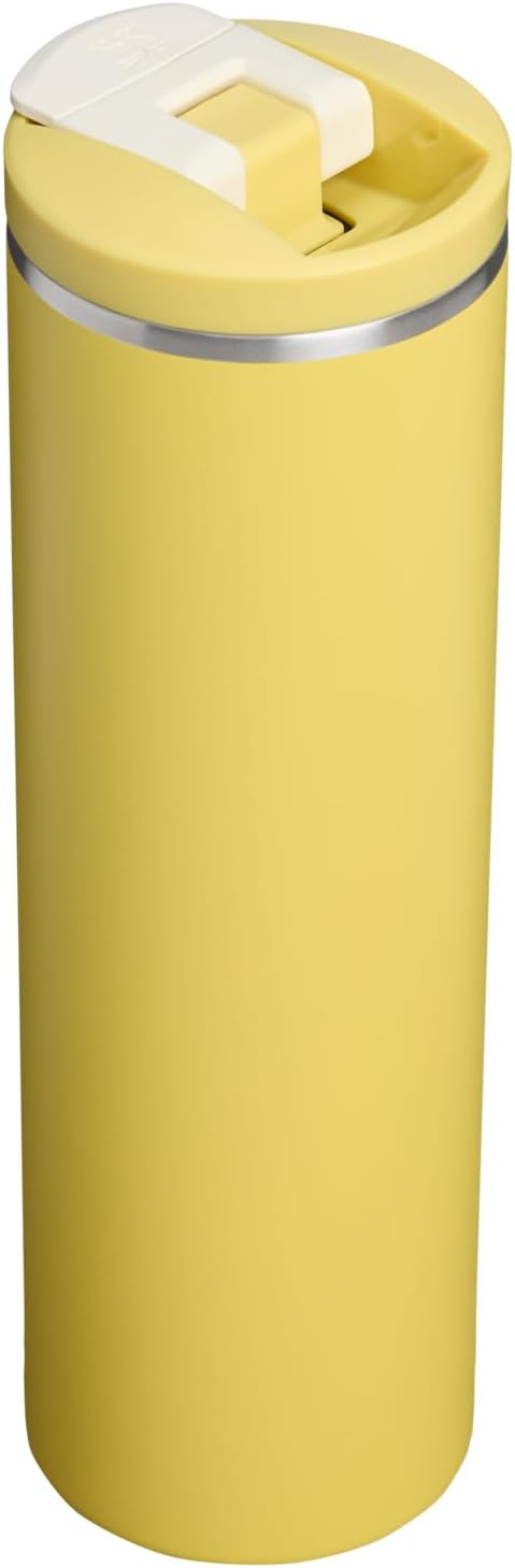 STANLEY Transit FlipTop Mug | Leakproof Coffee Travel Cup | Vacuum Insulated Stainless Steel | Stays Hot or Cold for Hours | BPA-Free | 20 oz | Daffodil - Image 3