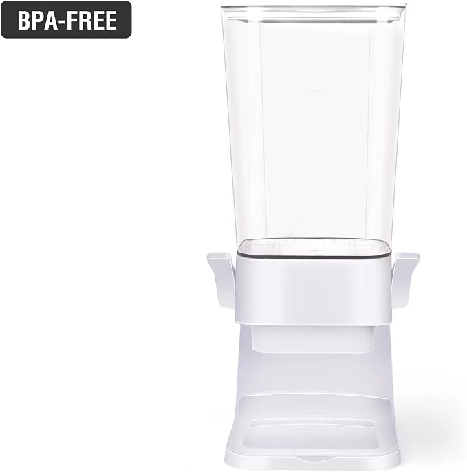 Cereal Dispenser Countertop 2 Pack 5.5 Qt Large Cereal Storage Container | Holder Dispenser for Pantry Dry Food Snack Nut Candy Dispenser Countertop Kitchen Organization Storage for Oatmeal Granola - Image 7