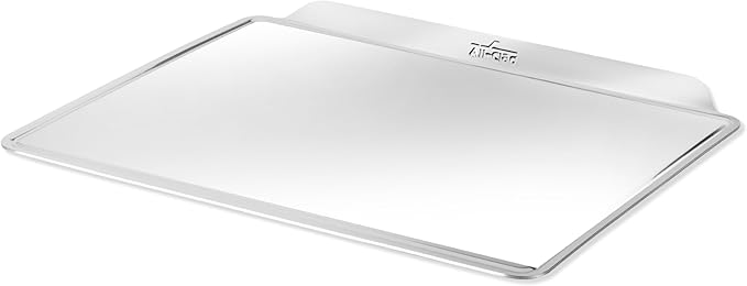 All-Clad Stainless Steel Cookie Baking Sheet 12" x 17" - Tri-ply Bonded for Consistent Baking- (Roast, Bake Cookies, Brownies and More) Professional Stainless Steel Bakeware by Unknown