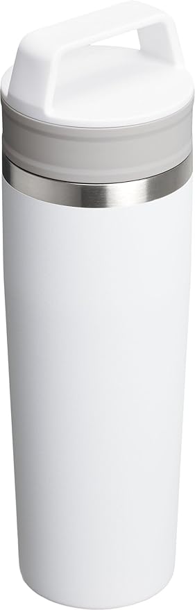 STANLEY Cafe To Go Travel Mug 20 oz | Leakproof Two-Part Drink Through Lid | Tumbler Cup for Coffee, Tea and Drinks | Insulated Stainless Steel Coffee Mug | BPA-Free | Frost - Image 4